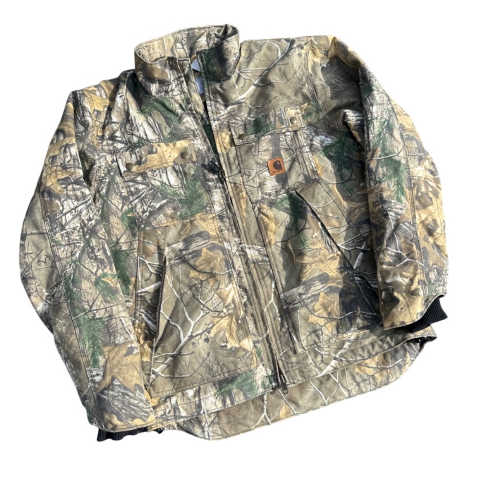 Carhartt Camouflage Camo Jacket Size M Oversized Fit
